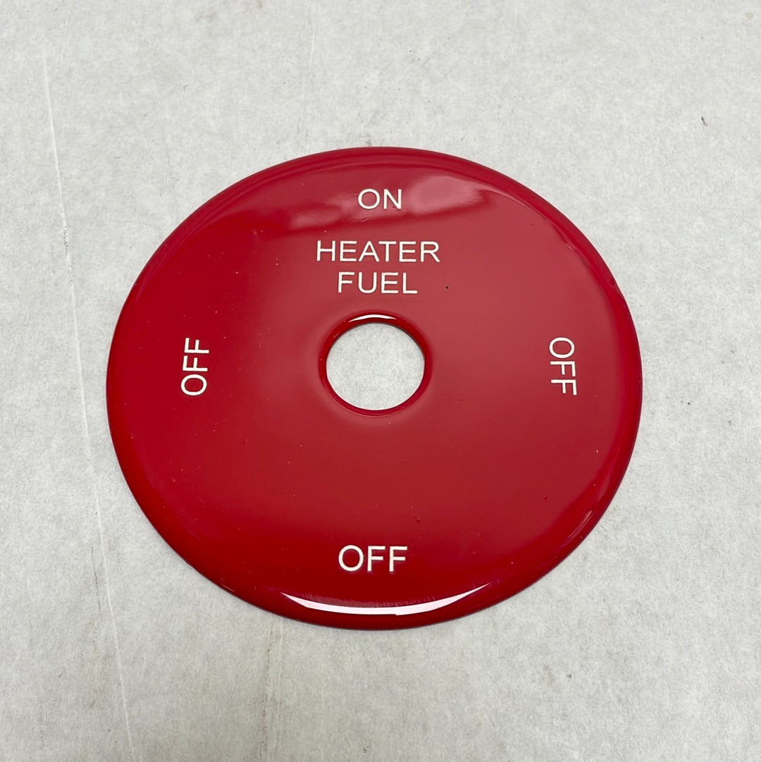 0311752-94, Placard, Heater Fuel