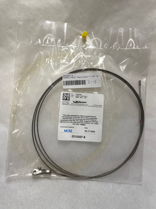 0310207-8 Flap Control Cable (long)